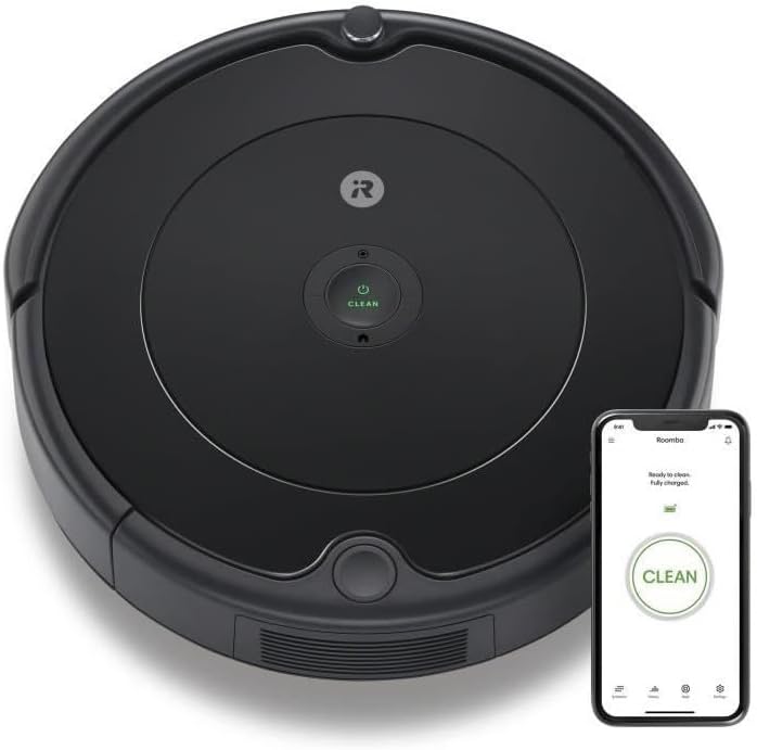 iRobot Roomba 692 Robot Aspirador con conexión Wi-Fi, Sistema de Limpieza en Tres Fases, Sugerencias Personalizadas, Compatible con tu Asistente de Voz, Color Negro
