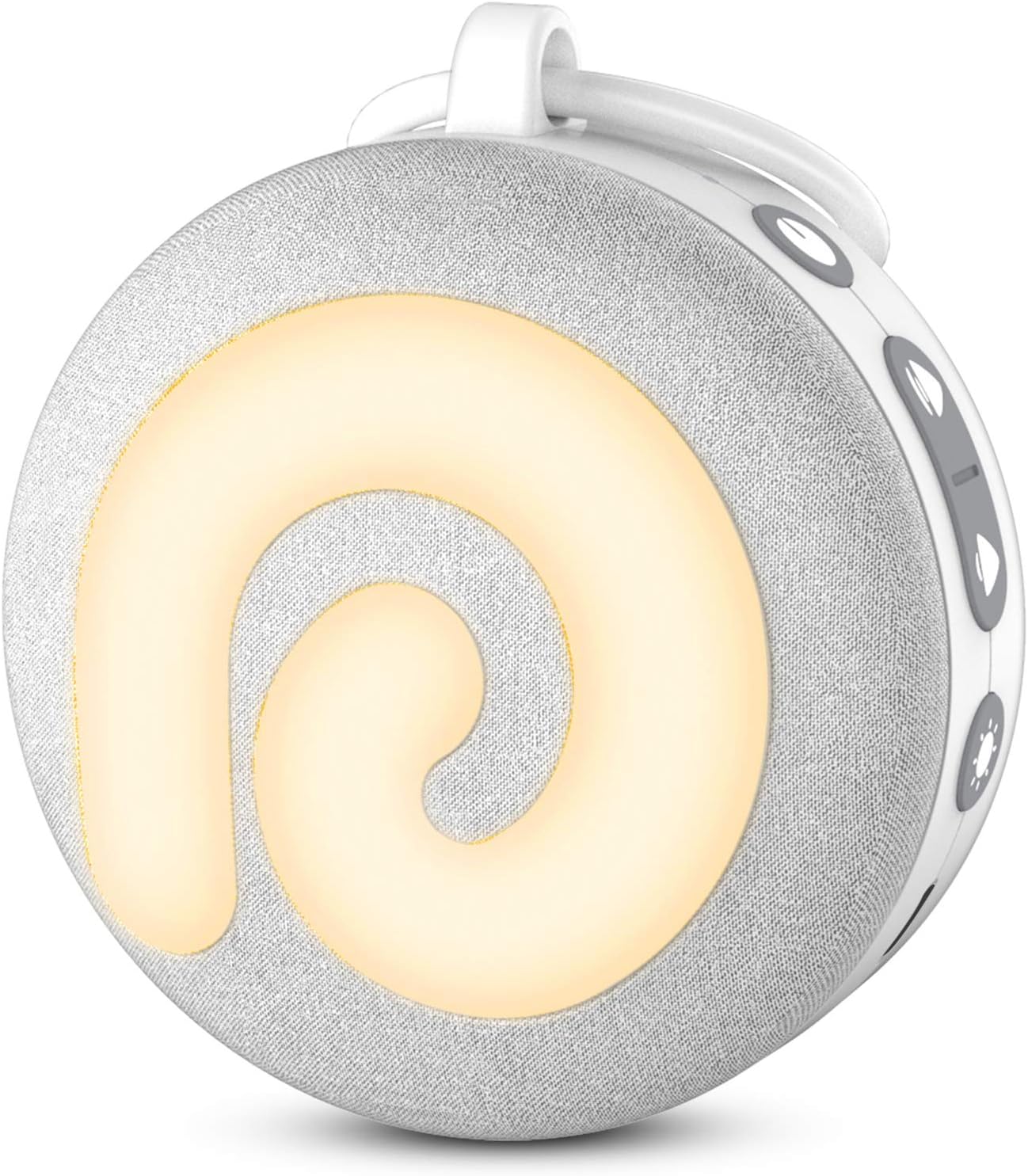 Dreamegg D11 White Noise Machine for Babies, Portable White Noise Machine with 21 Sounds and Night Light, Relaxing Music for Sleeping, USB-C Rechargeable, Gift for Baby, Child, or Adult, 32 Volume
