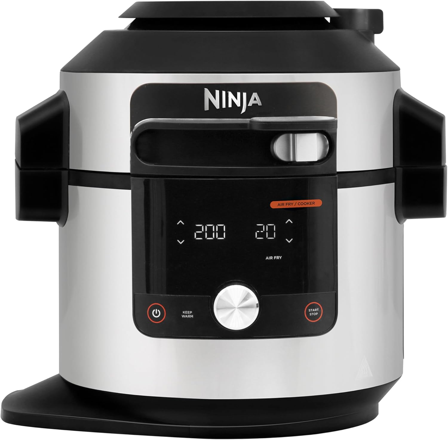 Olla Multifunción SmartLid (tapa inteligente) 14 en 1 Ninja Foodi MAX con sistema de cocción inteligente (7.5 l) [OL750EU], sensor digital de cocción, olla a presión, freidora de aire